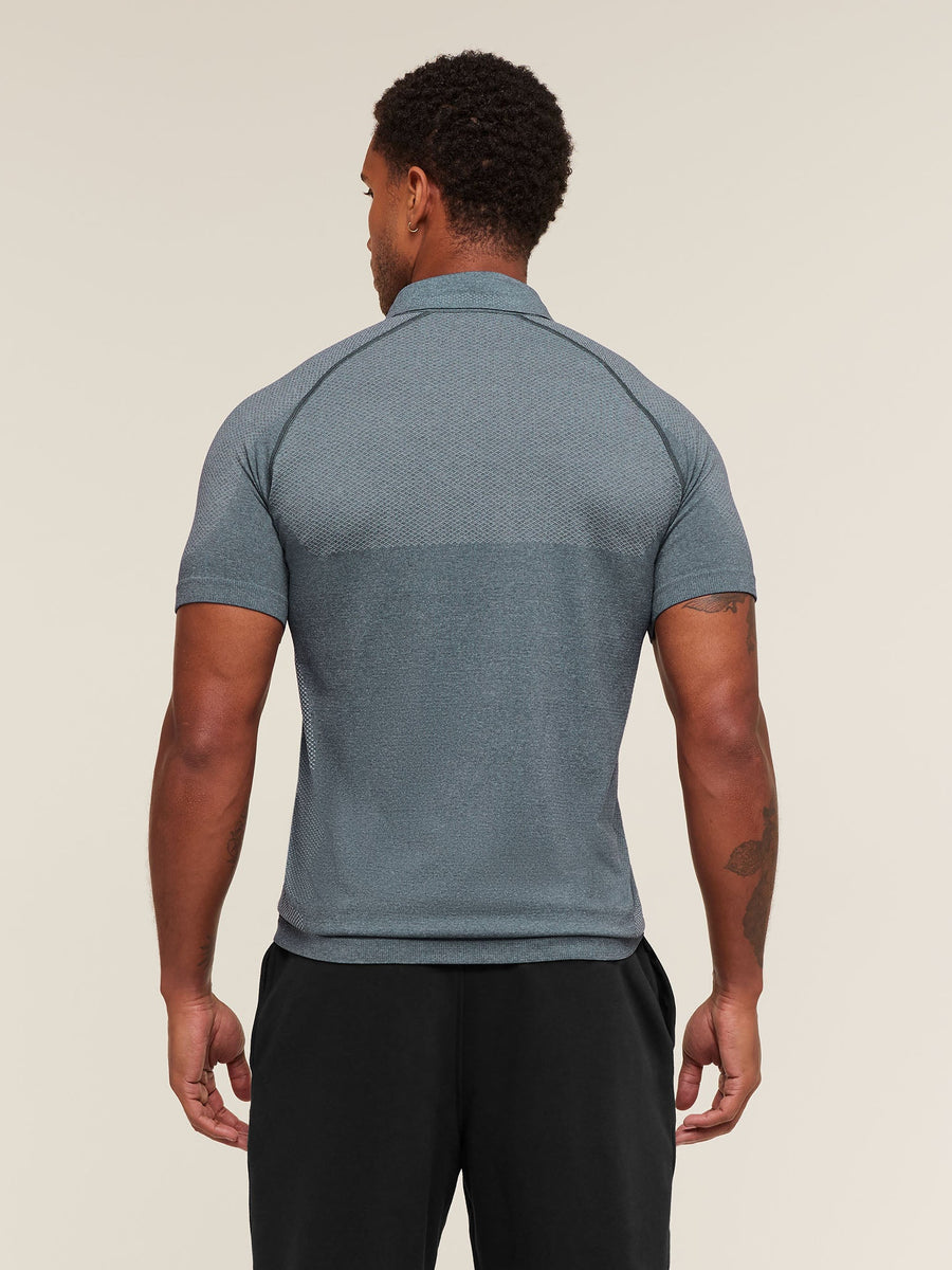 Gymshark Vital Polo — Iron Blue/Smoke Blue — 2