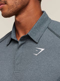 Gymshark Vital Polo — Iron Blue/Smoke Blue — 4