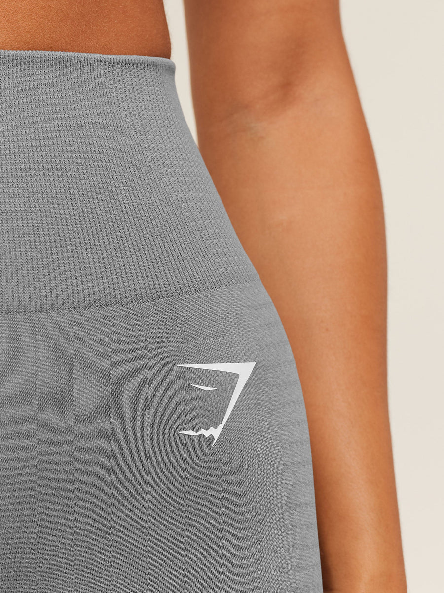 Gymshark Vital Short Leggings — GS Medium Grey/ Marl — 6
