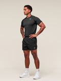 Gymshark Vital Seamless T-Shirt — Black/Silhouette Grey — 5