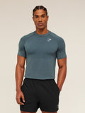 Gymshark Vital Seamless T-Shirt — Iron Blue /  Stealth Blue — 1