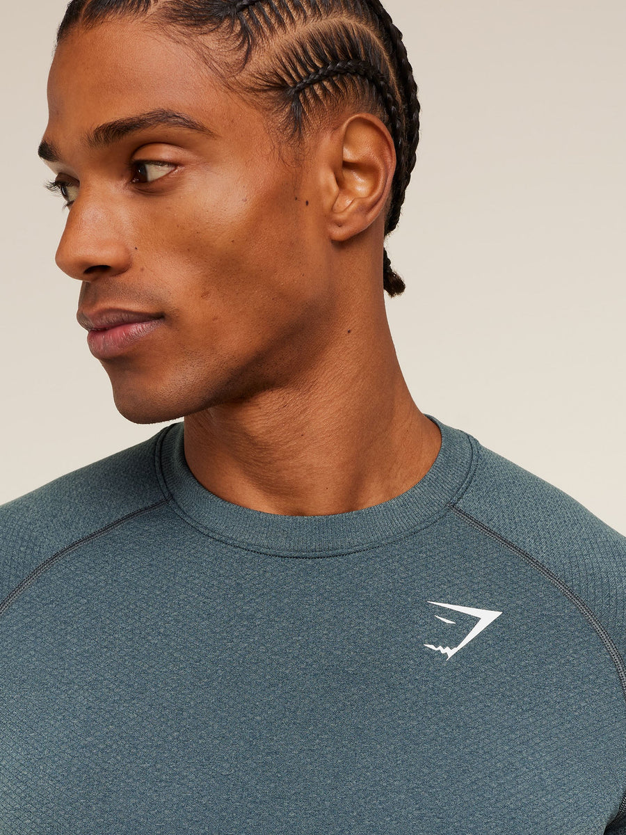 Gymshark Vital Seamless T-Shirt — Iron Blue /  Stealth Blue — 5