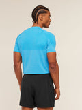 Gymshark Vital Seamless T-Shirt — White/Brand Blue — 2