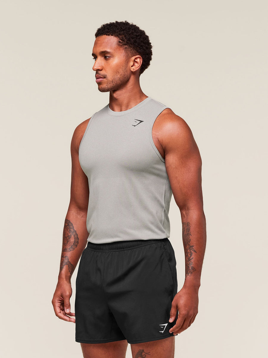 Gymshark Vital Tank — Light Grey/Smokey Grey — 3
