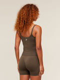 Gymshark Vital Tank With Shelf — Espresso Marl — 4