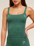 Gymshark Vital Tank With Shelf — GS Lift Green/ Marl — 6