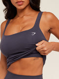 Gymshark Vital Tank With Shelf — Midnight Purple/Marl — 5
