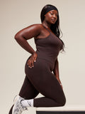 Gymshark Vital Tank With Shelf — Rich Maroon/Marl — 5
