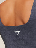 Gymshark Vital Tank With Shelf — Stealth Blue/Marl — 5