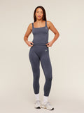 Gymshark Vital Tank With Shelf — Stealth Blue/Marl — 4