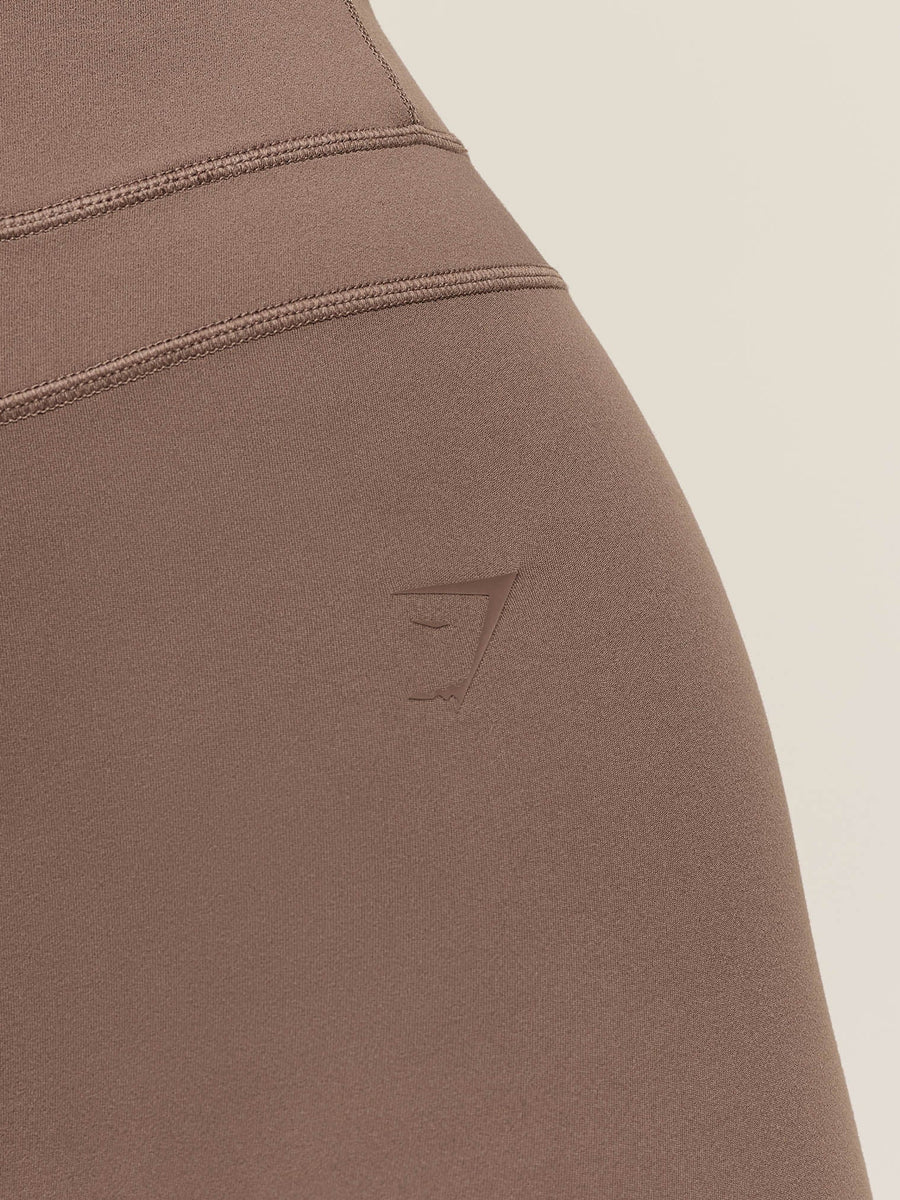 Gymshark Whitney Regular Flared Legging — Soft Brown — 5