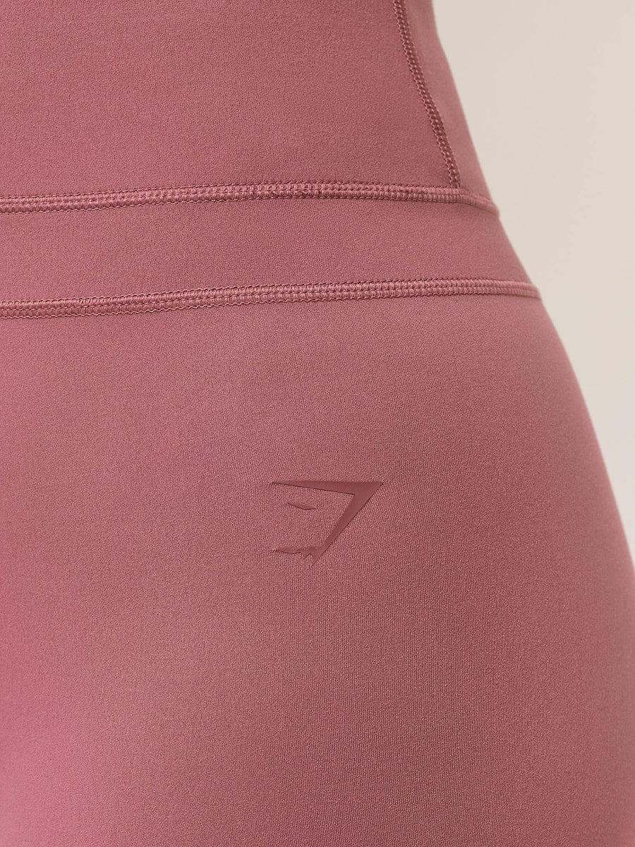 Gymshark Whitney Short Flared Legging — Reset Pink — 6