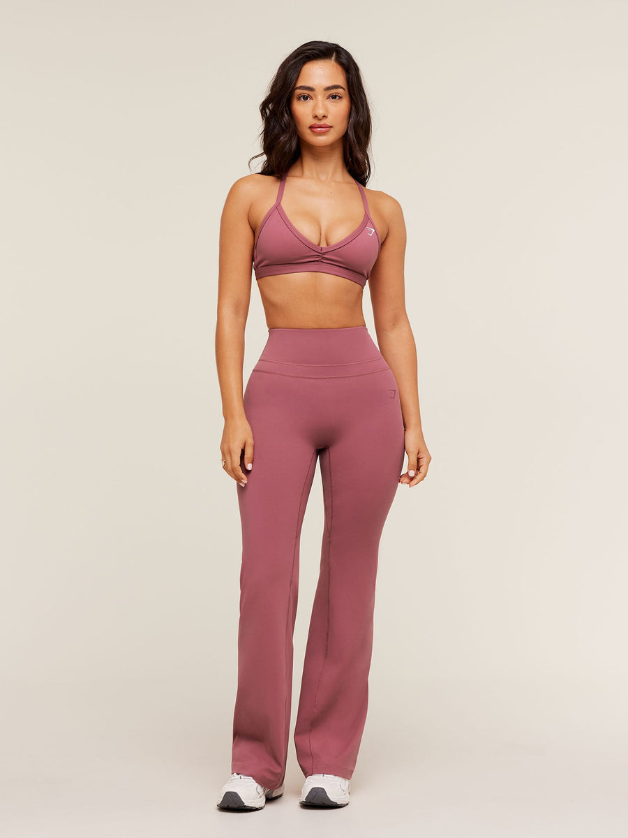 Gymshark Whitney Short Flared Legging — Reset Pink — 4