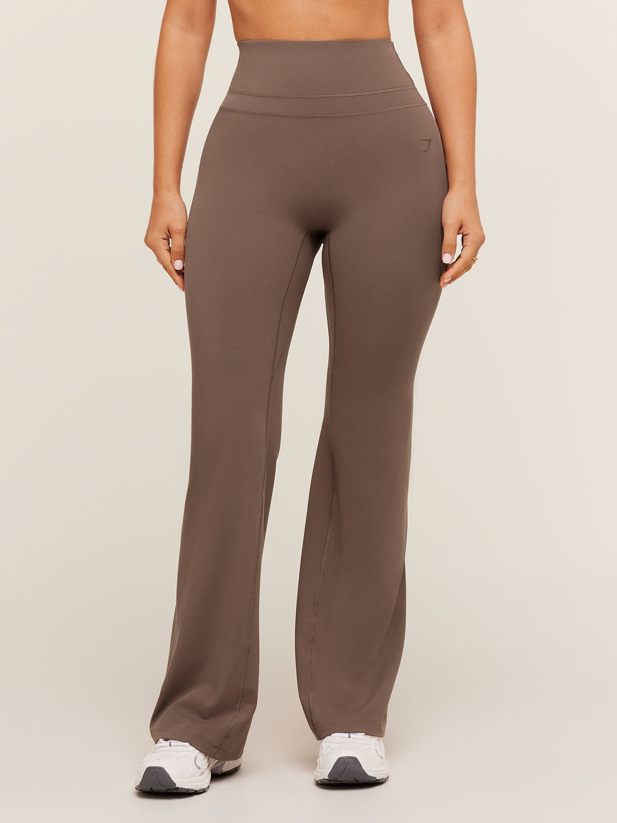 Gymshark Whitney Short Flared Legging — Soft Brown — 1