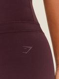 Gymshark Whitney Tall Flared Legging — Cherry Purple — 6