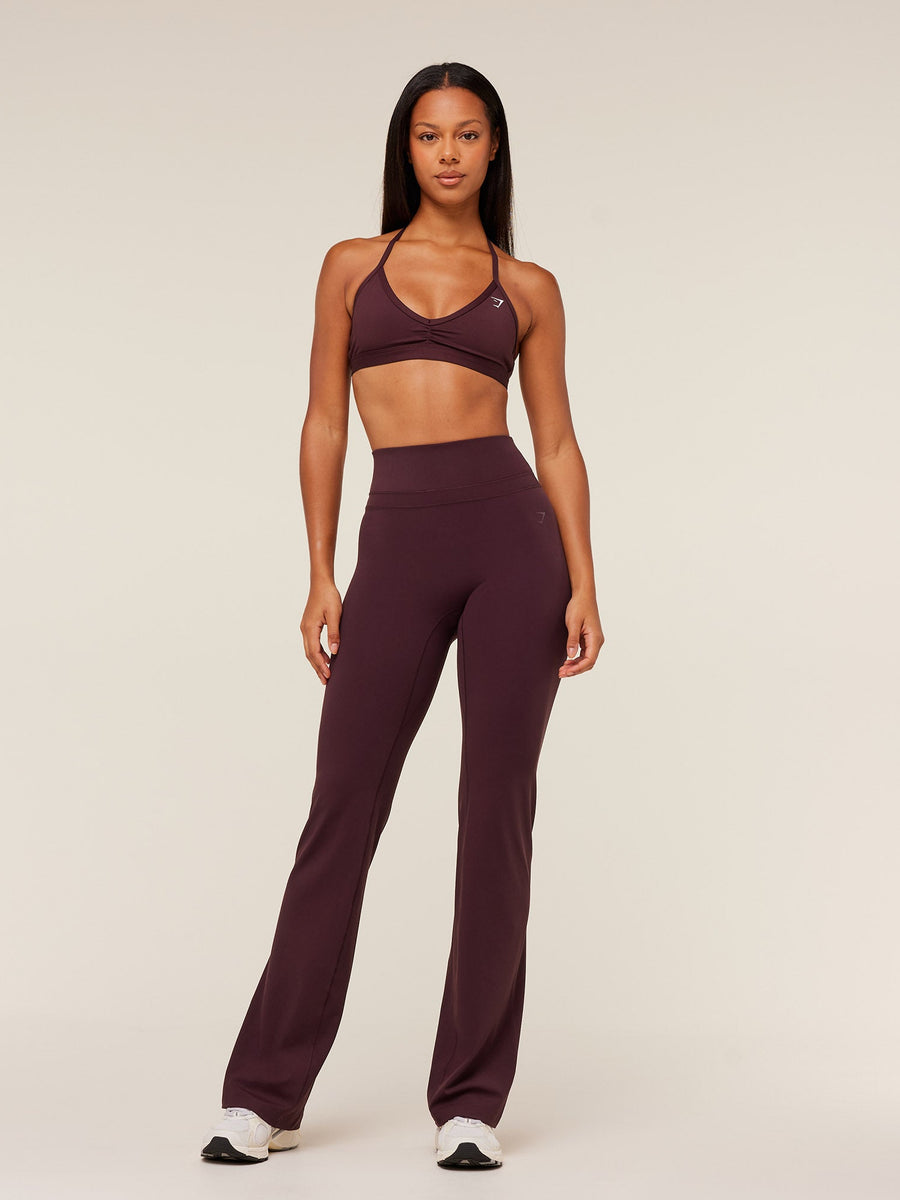 Gymshark Whitney Tall Flared Legging — Cherry Purple — 4
