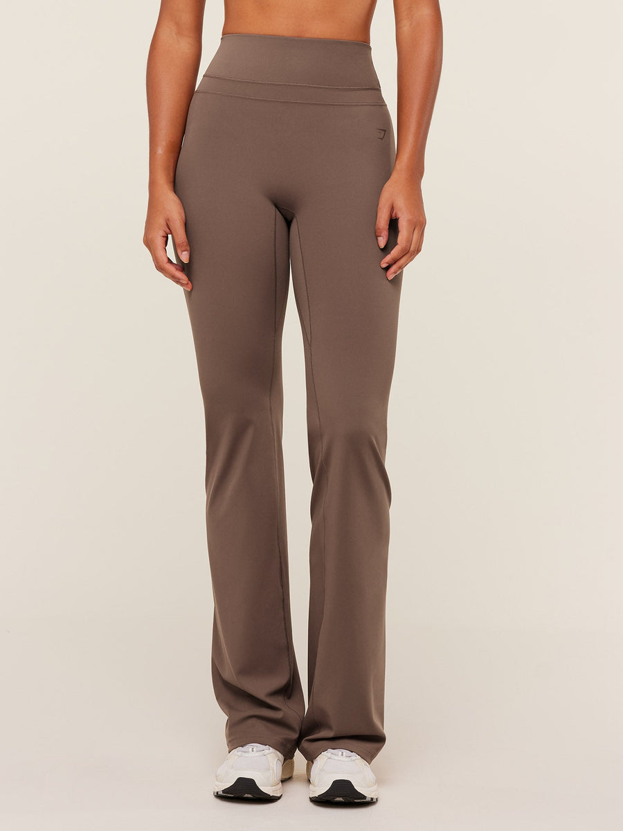 Gymshark Whitney Tall Flared Legging — Soft Brown — 1