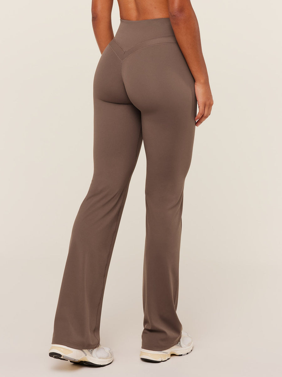 Gymshark Whitney Tall Flared Legging — Soft Brown — 2
