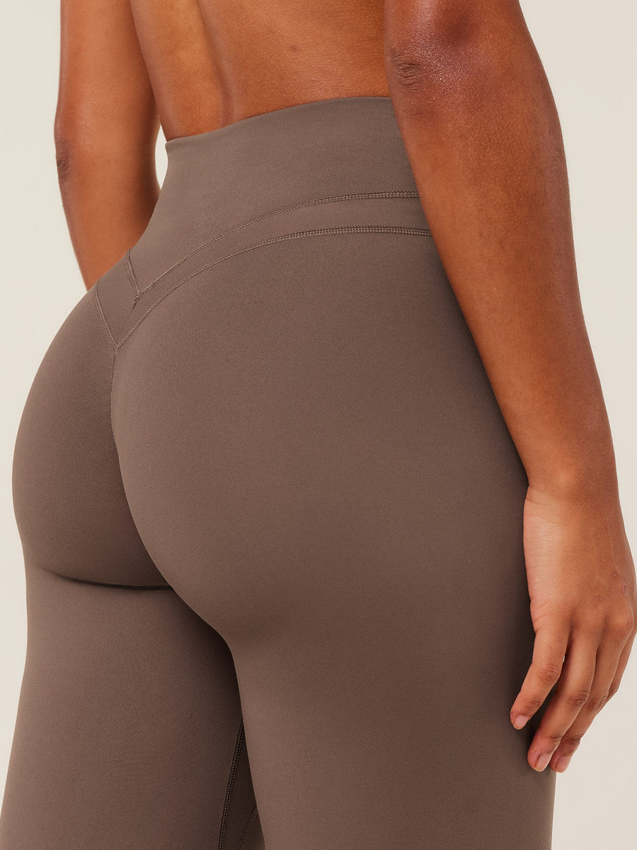 Gymshark Whitney Tall Flared Legging — Soft Brown — 5