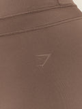 Gymshark Whitney Tall Flared Legging — Soft Brown — 6