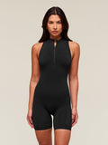 Gymshark everywear Warp Knit Zip Up All In One — Black — 1