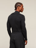 Gymshark everywear Warp Knit Polo 1/4 Zip — Black — 2