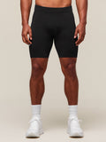 Gymshark everywear Warp Knit Half Tight — Black — 1