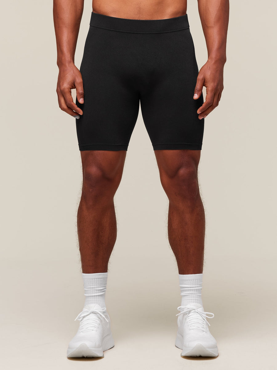 Gymshark everywear Warp Knit Half Tight — Black — 1