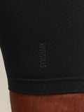 Gymshark everywear Warp Knit Half Tight — Black — 4