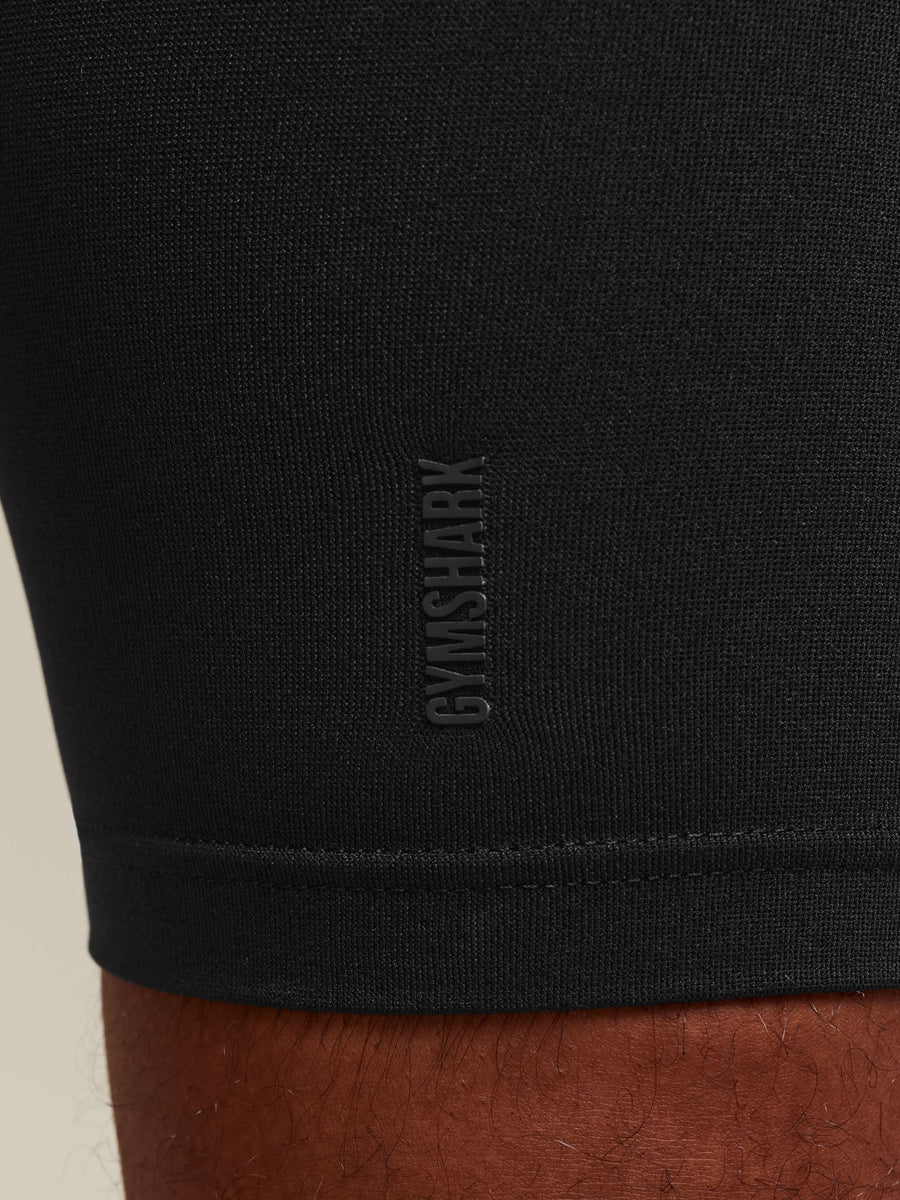 Gymshark everywear Warp Knit Half Tight — Black — 4