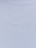 Gymshark everywear Warp Knit LS T-Shirt — Pale Blue — 5