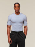 Gymshark everywear Warp Knit T-Shirt — Pale Blue — 1