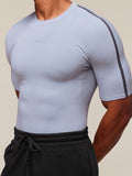 Gymshark everywear Warp Knit T-Shirt — Pale Blue — 4