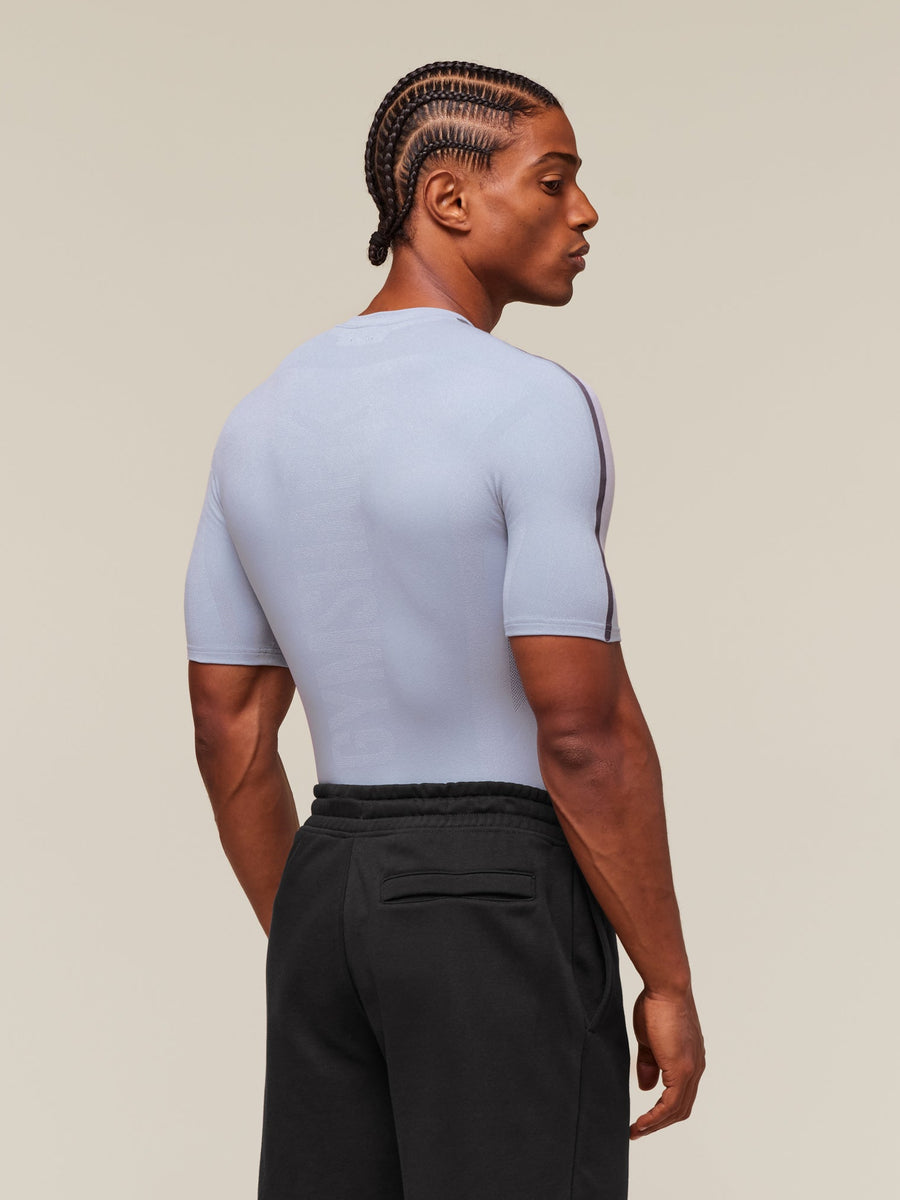 Gymshark everywear Warp Knit T-Shirt — Pale Blue — 2