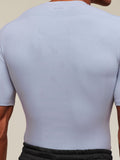 Gymshark everywear Warp Knit T-Shirt — Pale Blue — 5