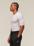 Gymshark everywear Warp Knit T-Shirt — Tame Grey — 6