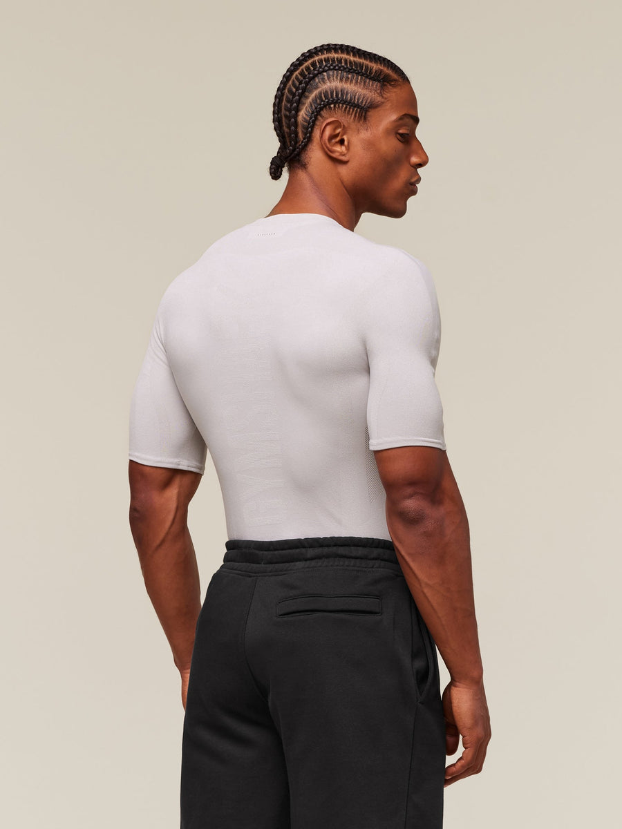 Gymshark everywear Warp Knit T-Shirt — Tame Grey — 2