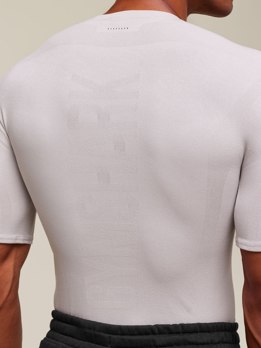 Gymshark everywear Warp Knit T-Shirt — Tame Grey — 4