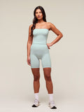 Gymshark everywear Warp Knit Tube Top — Frost Blue — 3