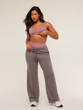 Gymshark Pump Straight Leg Pants — GS Cool Brown/WASH — 6