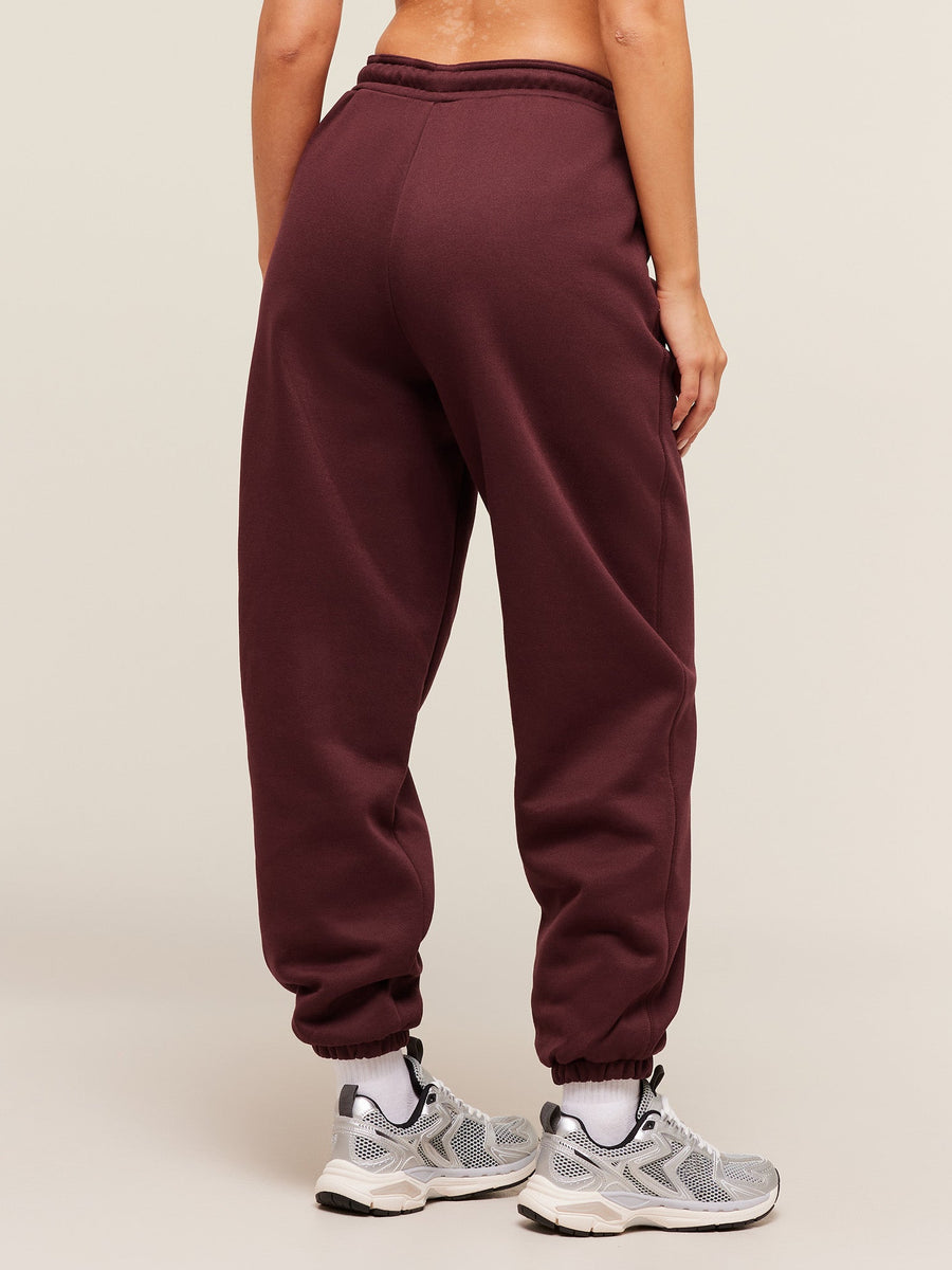 Gymshark Cosy Luxe Cuffed Joggers — Rich Maroon — 3